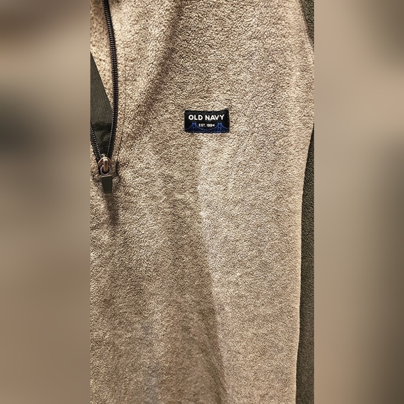 Old Navy quarter zip,XL,2TONE GREY FLEECE - Picture 4 of 4